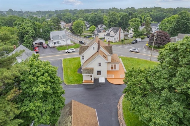 2 Howard St, Braintree, MA 02184 - aerial view of residential area featuring a forest