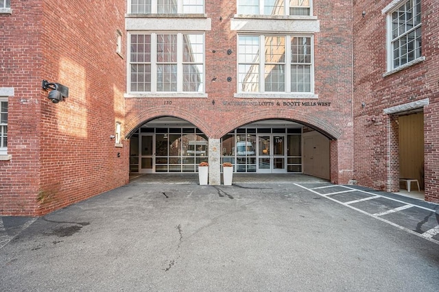 view of exterior entry with french doors