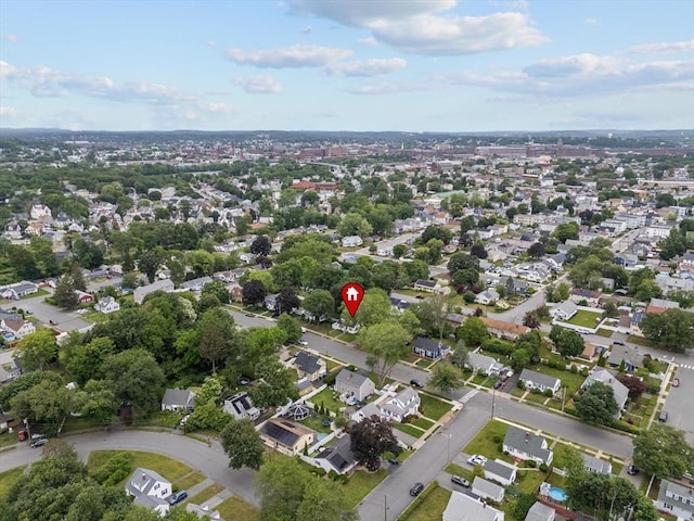 10 Jefferson St, Lawrence, MA 01843 - aerial view of property and surrounding area featuring nearby suburban area