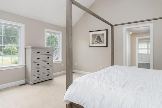 3 Integrity Way, Groton, MA 01450 - bedroom featuring multiple windows, light carpet, and lofted ceiling