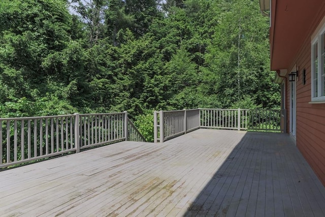 3 Integrity Way, Groton, MA 01450 - wooden terrace with a wooded view