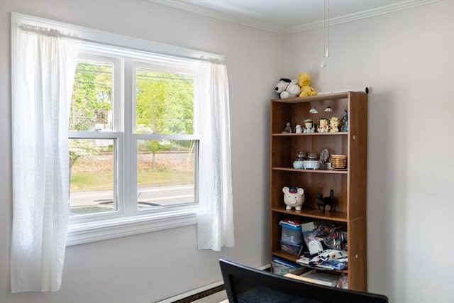 69 Front St, Shirley, MA 01464 - detailed view of crown molding
