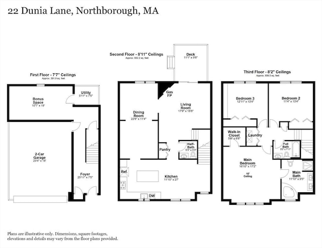 22 Dunia Ln, Northborough, MA 01532 - room layout