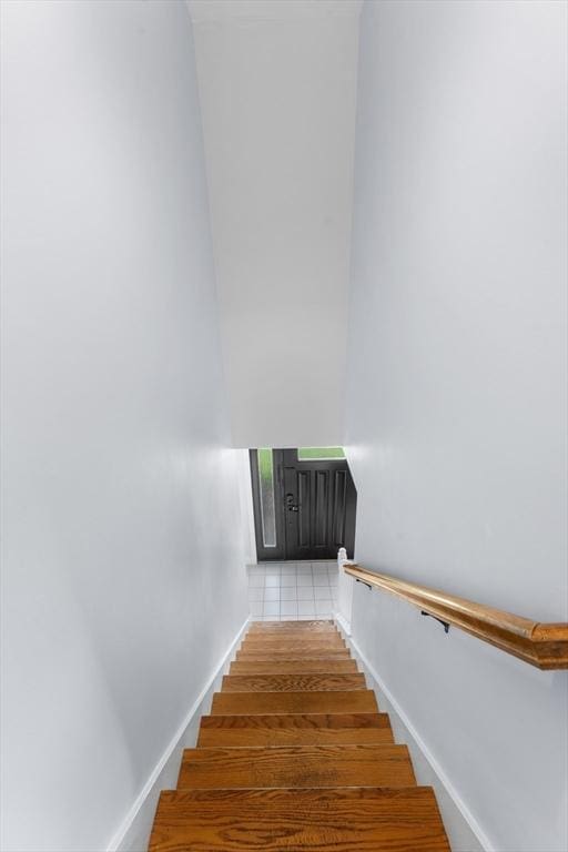 26 Dodge Rd, Sutton, MA 01590 - stairway with baseboards
