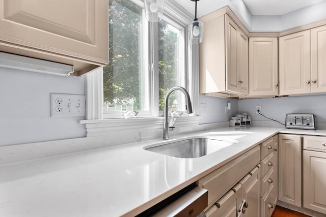 26 Dodge Rd, Sutton, MA 01590 - kitchen featuring a sink, plenty of natural light, hanging light fixtures, and dishwasher