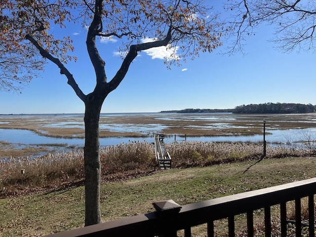 view of water feature