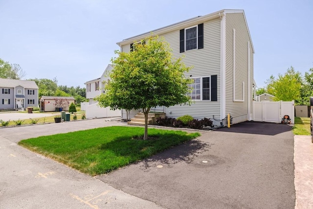 85 Evelyns Way, Fall River, MA 02724 - view of front of home featuring a gate