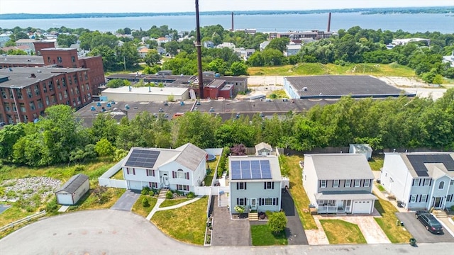 85 Evelyns Way, Fall River, MA 02724 - aerial view of residential area with a nearby body of water