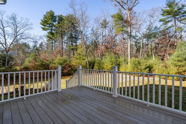 view of deck