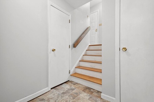 51 Nottingham Rd Unit 51, Grafton, MA 01519 - stairway featuring baseboards and stone finish floors