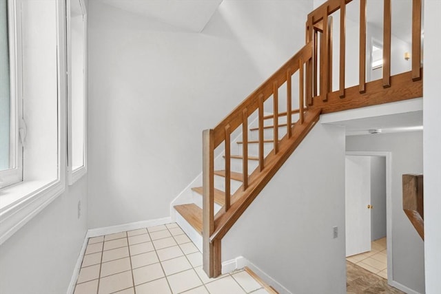51 Nottingham Rd Unit 51, Grafton, MA 01519 - staircase with tile patterned flooring