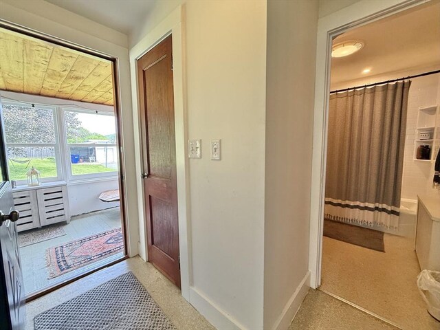 12 Wellington St, Buckland, MA 01370 - full bath featuring baseboards and shower / tub combo