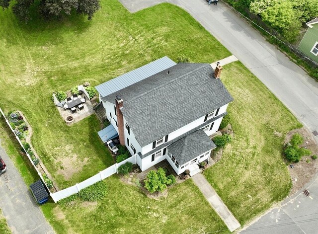 12 Wellington St, Buckland, MA 01370 - aerial view of property and surrounding area