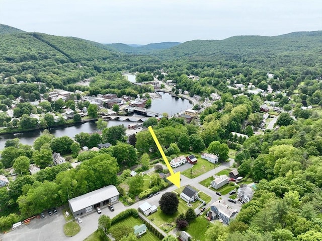 12 Wellington St, Buckland, MA 01370 - bird's eye view of a forest and a water and mountain view
