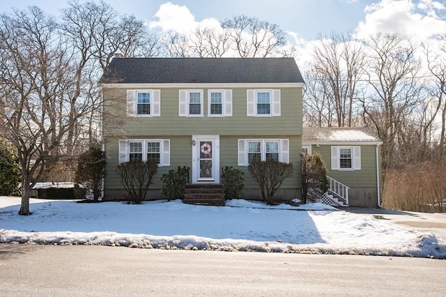 view of colonial inspired home