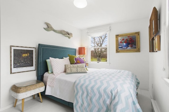 13 Parson Ln, Nantucket, MA 02554 - bedroom with baseboards and a baseboard heating unit