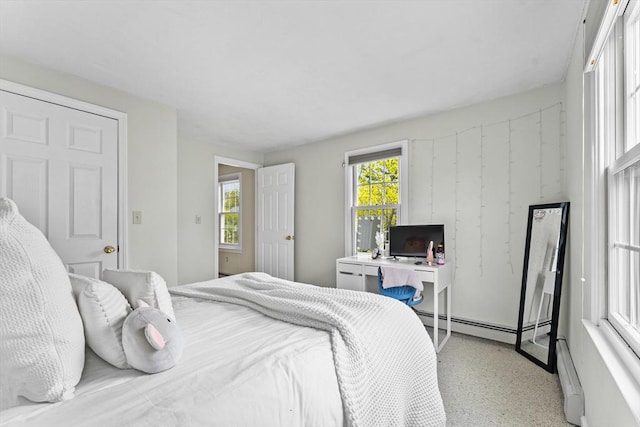 31 Wight St, Waltham, MA 02452 - bedroom with baseboard heating