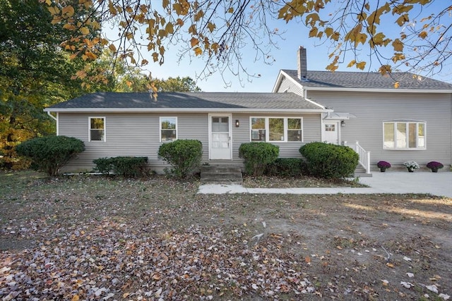 view of front of home