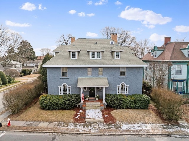 view of front of property