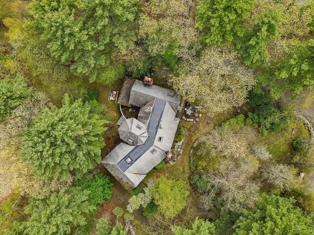 view from above of property