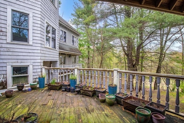 view of deck