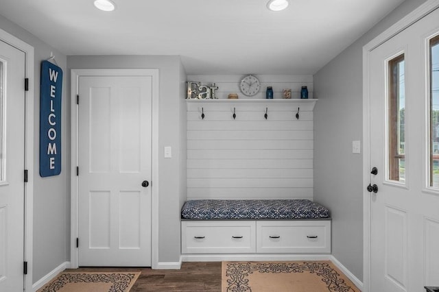 11 Beaver Park, Danvers, MA 01923 - mudroom with dark wood-style flooring and recessed lighting