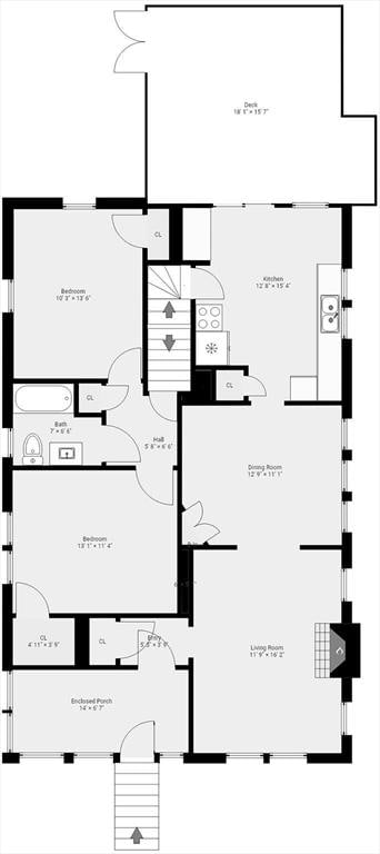 61 Fiske Ave, Waltham, MA 02453 - view of room layout