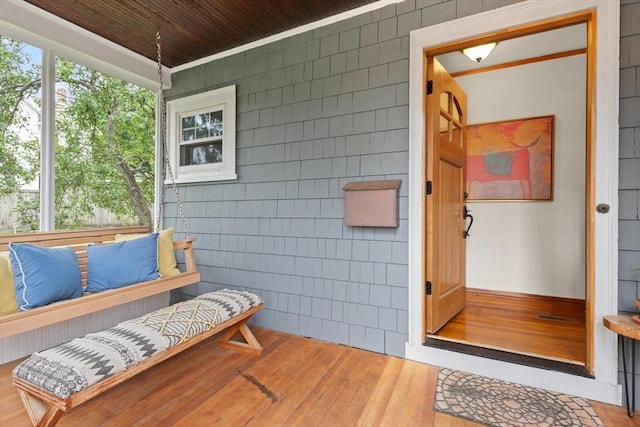 61 Fiske Ave, Waltham, MA 02453 - view of exterior entry featuring a porch