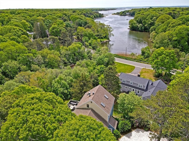 30 Norris Path, Falmouth, MA 02536 - bird's eye view of a nearby body of water and a forest