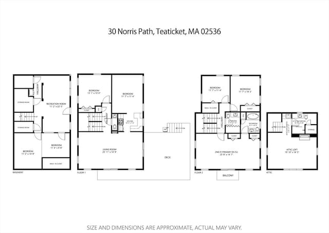 30 Norris Path, Falmouth, MA 02536 - property floor plan