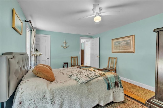 33 Dean St, Norton, MA 02766 - bedroom with wood finished floors, a ceiling fan, and a closet