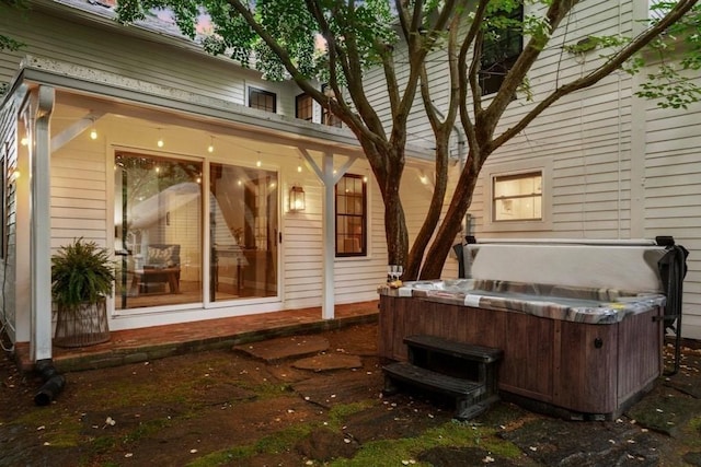38 S St, Grafton, MA 01519 - rear view of house featuring a hot tub