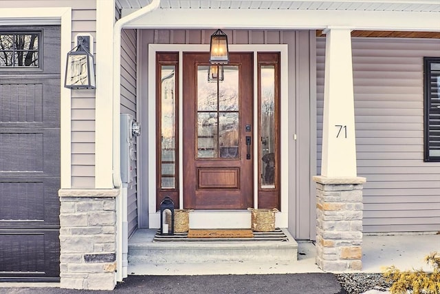 view of entrance to property