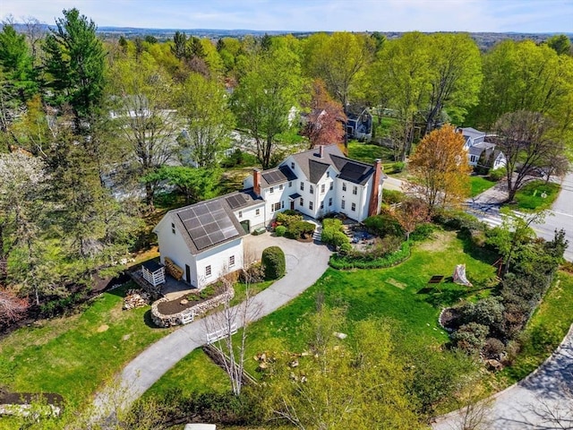 drone / aerial view