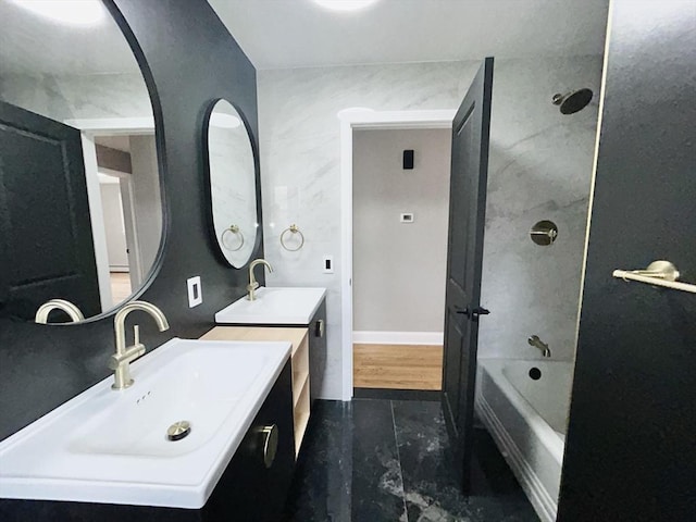 50 Riverview Ave, Westerly, RI 02891 - bathroom with bathing tub / shower combination and vanity