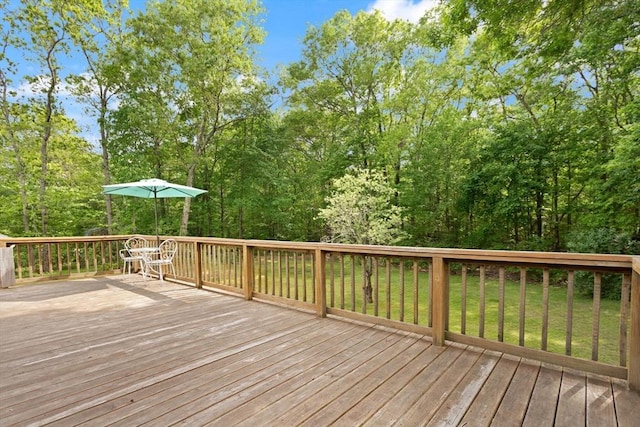 112 Stoddard Dr, North Attleboro, MA 02760 - view of wooden deck