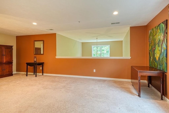 44 Stevens Rd Unit 44, Hudson, MA 01749 - below grade area featuring light carpet and recessed lighting