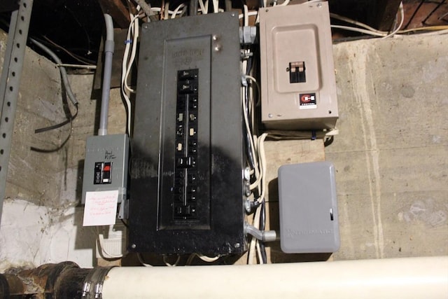 utility room featuring electric panel