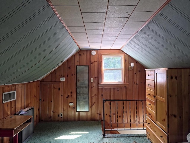 48 Sofia Rd, Stoughton, MA 02072 - additional living space with wooden walls and vaulted ceiling