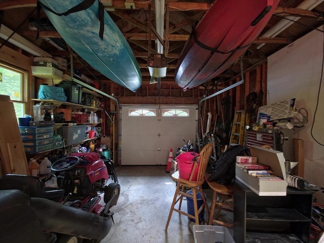 48 Sofia Rd, Stoughton, MA 02072 - garage with a workshop area