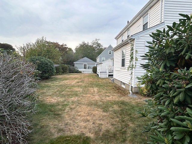 view of yard