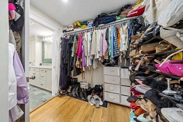 4 Cushing St, Hingham, MA 02043 - walk in closet featuring wood finished floors