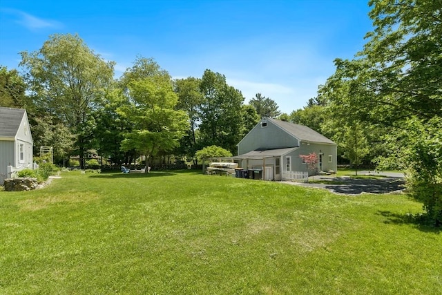 21 Norwell Ave, Norwell, MA 02061 - view of grassy yard featuring view of wooded area