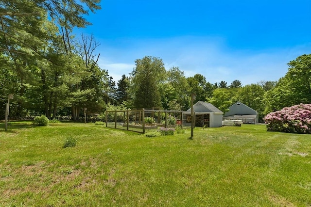 21 Norwell Ave, Norwell, MA 02061 - view of green lawn with a garden