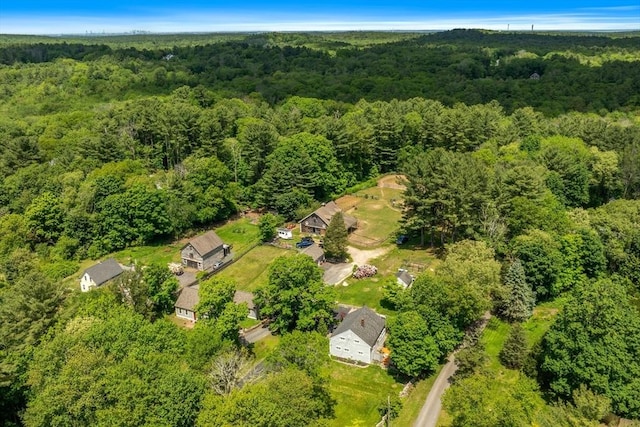 21 Norwell Ave, Norwell, MA 02061 - aerial view of property's location with a forest