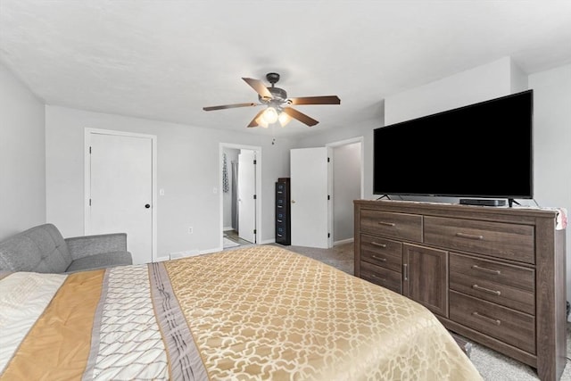 18 Buena Vis Unit 18, Franklin, MA 02038 - bedroom with light carpet, baseboards, and ceiling fan