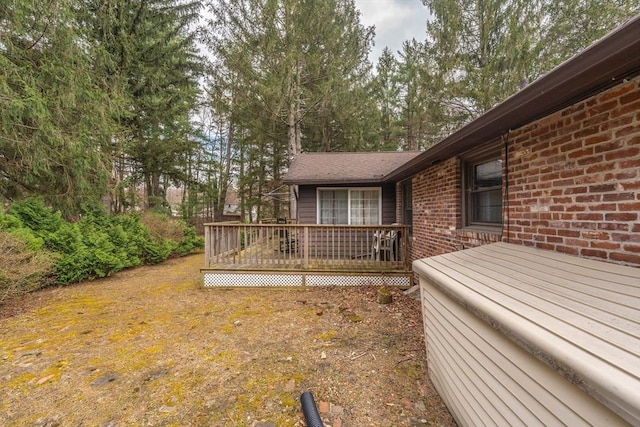 399 Elm St, East Longmeadow, MA 01028 - view of wooden terrace
