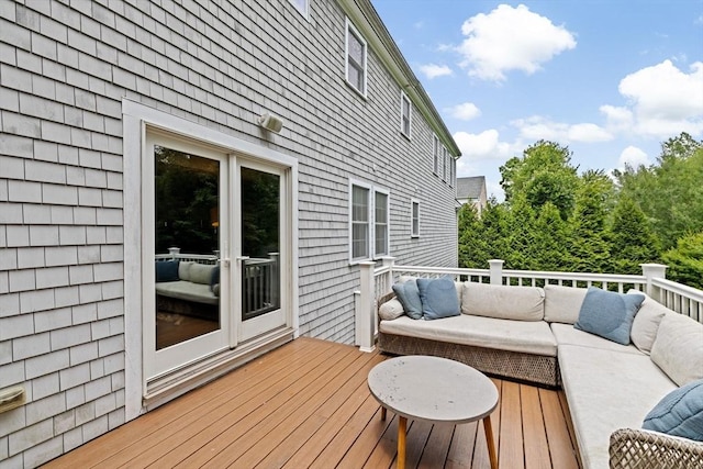 161 Hollett St, Scituate, MA 02066 - deck featuring an outdoor hangout area