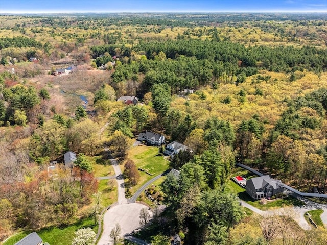 8 Kennedy Ln, Acton, MA 01720 - aerial view of property's location featuring a forest