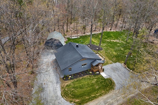 drone / aerial view